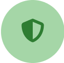 Shield icon - Private & Secure